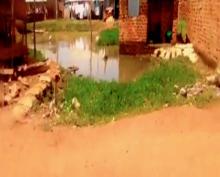 Flood waters in Kirombe